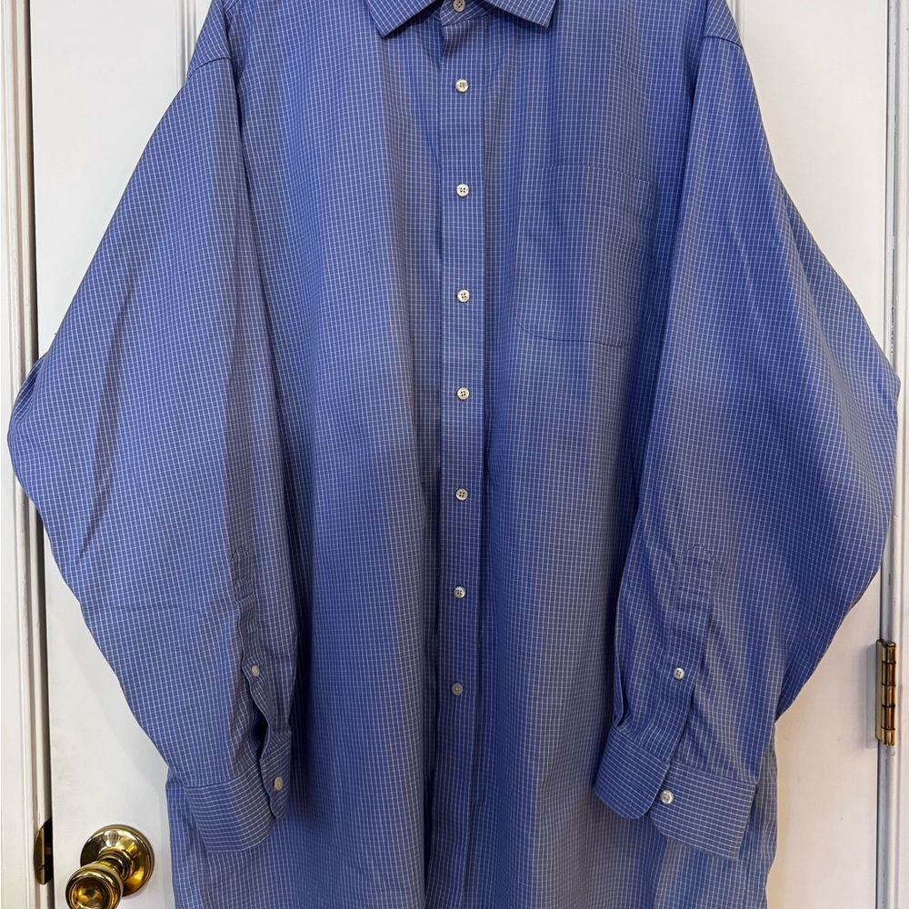 Jos. A. Bank Blue Plaid Men's Shirt